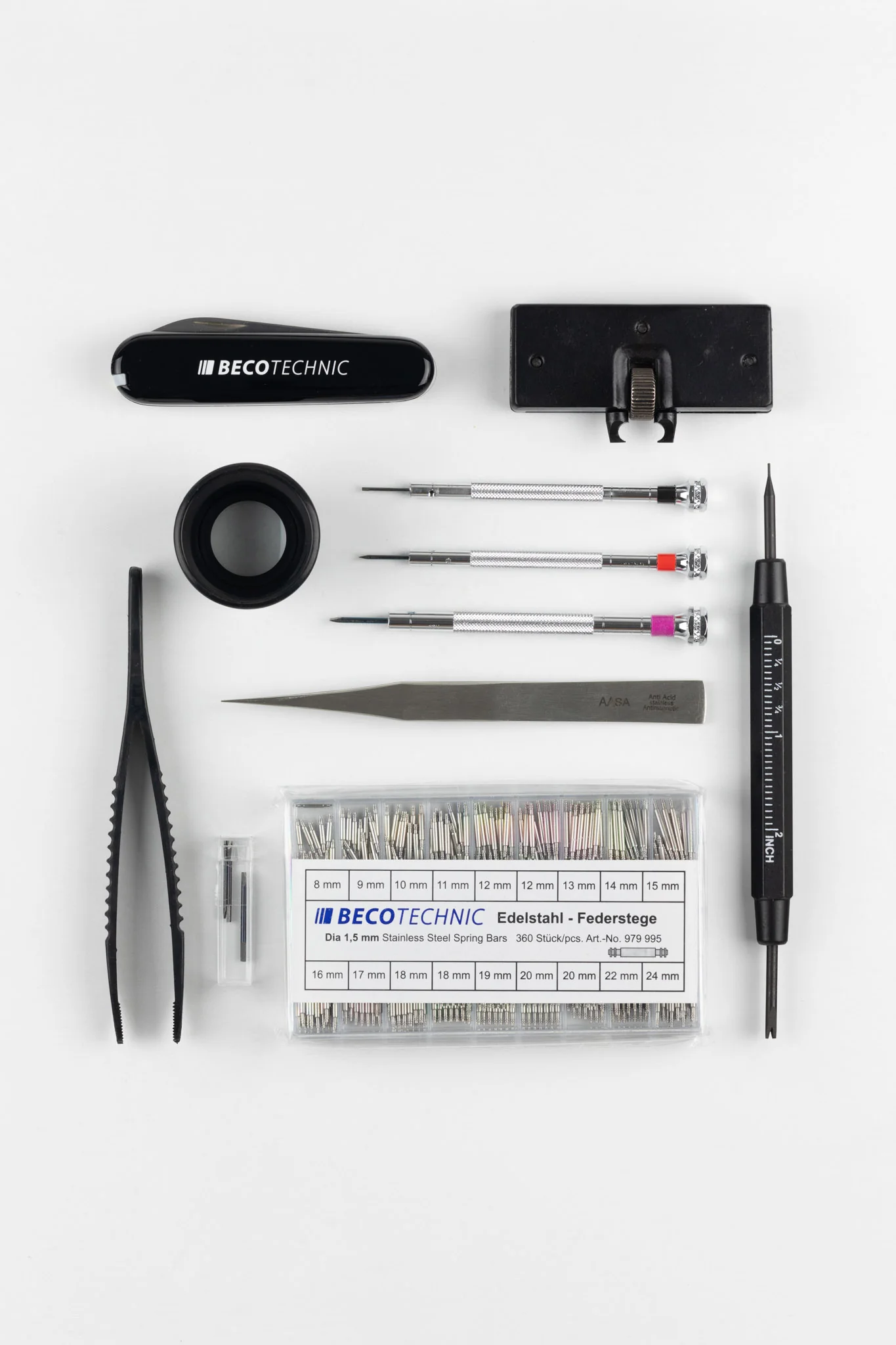 BECO TECHNIC 11-Piece Watchmaker Service Tool Kit - Image 2