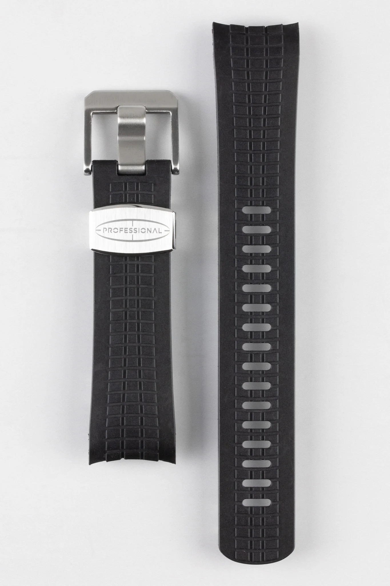 CRAFTER BLUE CB11 'Aquanaut' Rubber Watch Strap for Seiko 5 Sports Series – BLACK - Image 6
