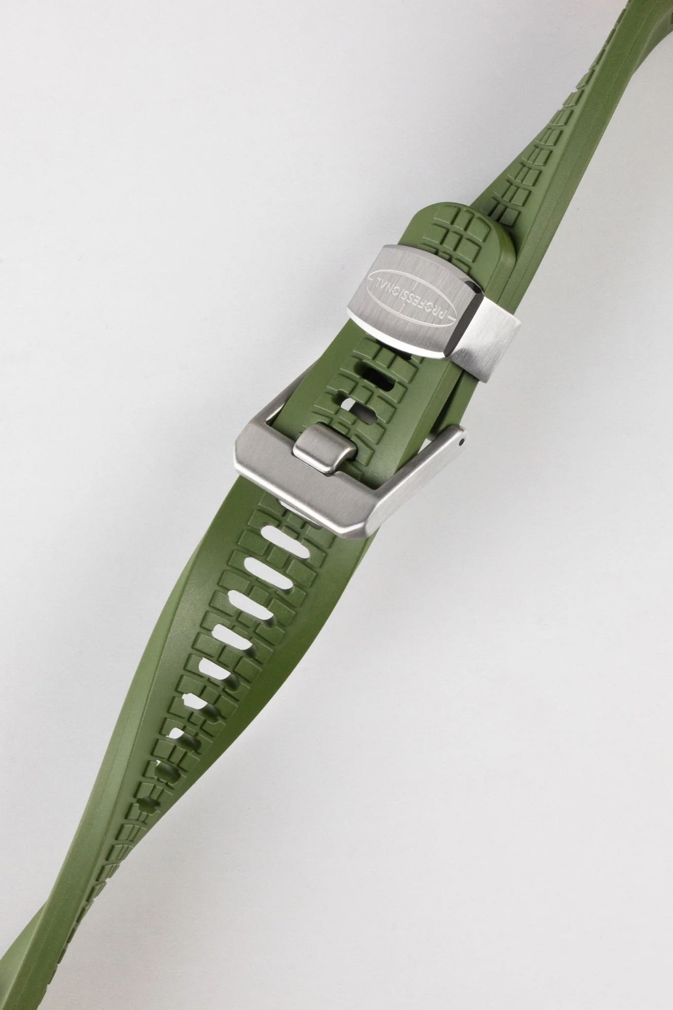 CRAFTER BLUE CB11 'Aquanaut' Rubber Watch Strap for Seiko 5 Sports Series – GREEN - Image 3