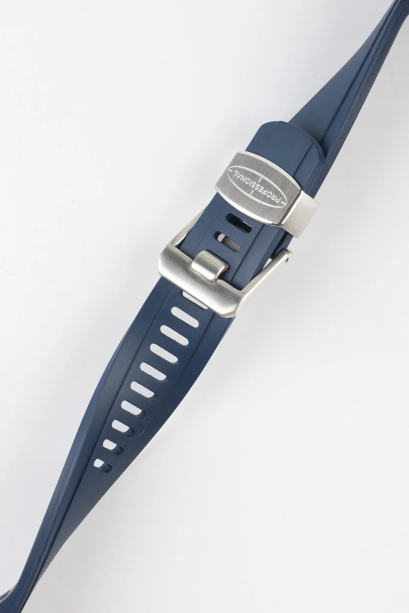 CRAFTER BLUE CB13 Rubber Watch Strap for Seiko Mini Turtle Series – NAVY with Rubber Keepers - Image 4