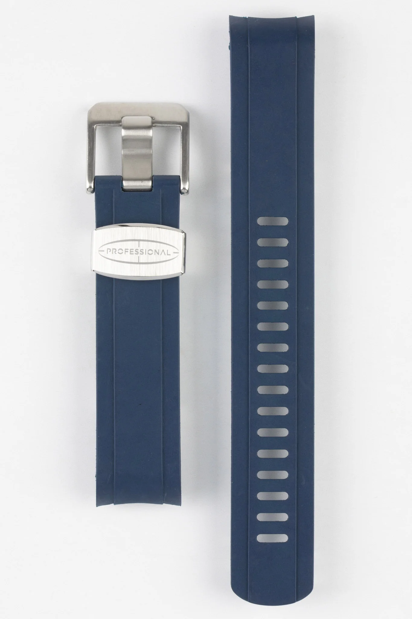 CRAFTER BLUE CB13 Rubber Watch Strap for Seiko Mini Turtle Series – NAVY with Rubber Keepers - Image 7