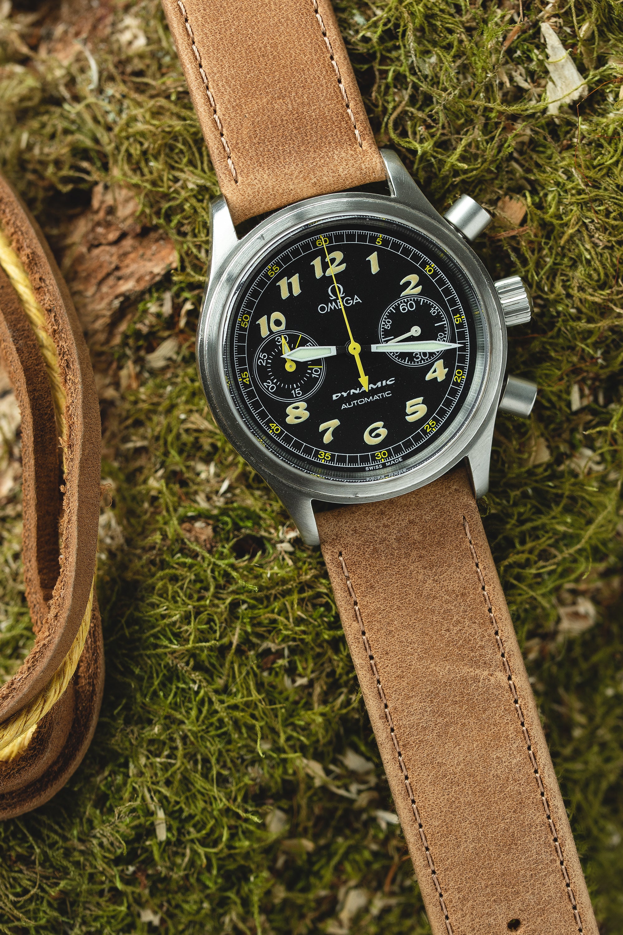 Di-Modell NATURAL Anti-Allergic Leather Watch Strap in HONEY - Image 2