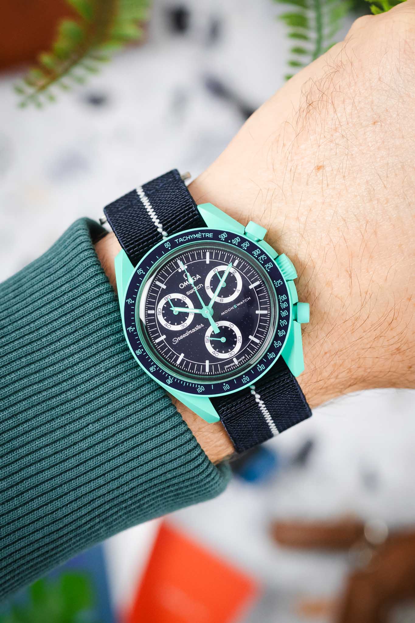 Erika's Originals TRIDENT MN™ Strap with LUMED Centerline - BRUSHED Hardware - Image 2