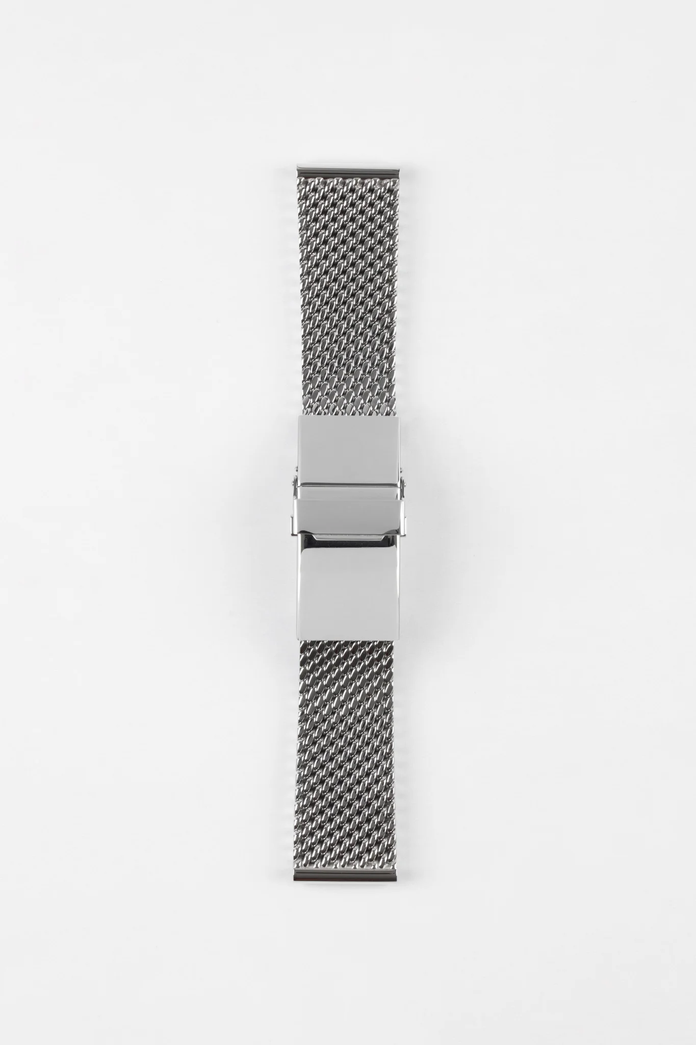 Staib 2785 Premium Milanaise 316L Stainless Steel Mesh Watch Bracelet - POLISHED SILVER