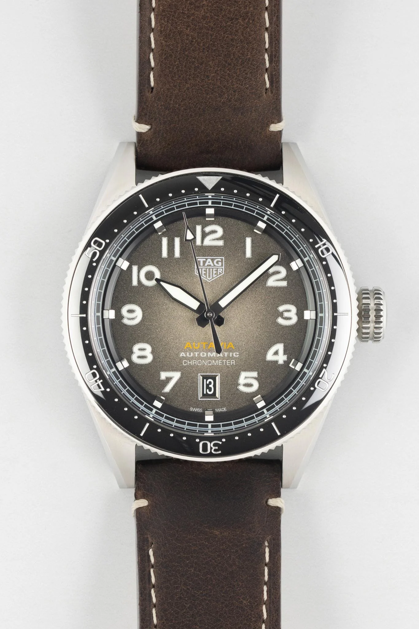 TAG HEUER WBE5114.FC8266 Autavia Calibre 5 42mm Automatic Watch - Brown Dial